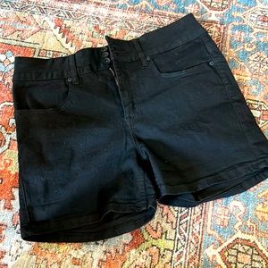 Black heart size 13 High Waisted Shorts